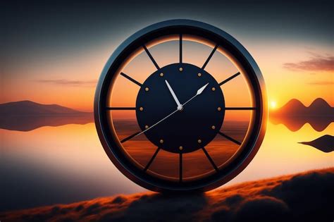 Premium Photo | Beautiful wall Clock generated Ai
