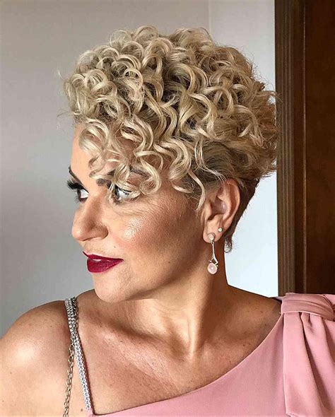 curly pixie cut  shaved sides rock  edgy    tips