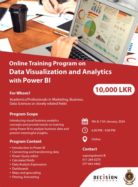Online Training Program on Data Visualization and Analytics with Power