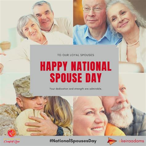 NATIONAL SPOUSES DAY! | Spouse, Heartfelt, Dedication