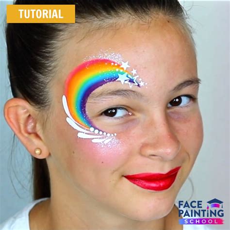 Learn How to Make a Vibrant Rainbow Face Paint - IFPS