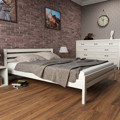 Кровать двуспальная Meblius Престиж 160х200 см Ольха Слоновая кость (MS ...