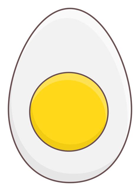boilde slice egg food sticker  png