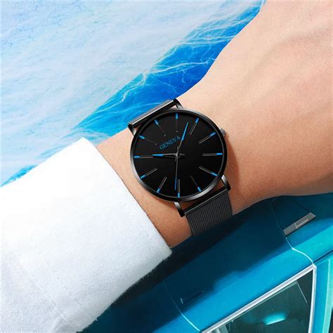 Relojes Masculino, модные мужские черные часы, роскошные часы из ...
