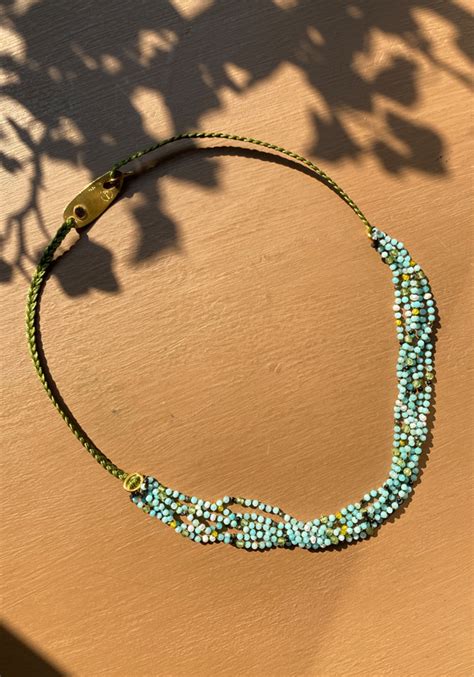 MARY GAITANI NECKLACE "N118-G" GREEN - Verdelilla