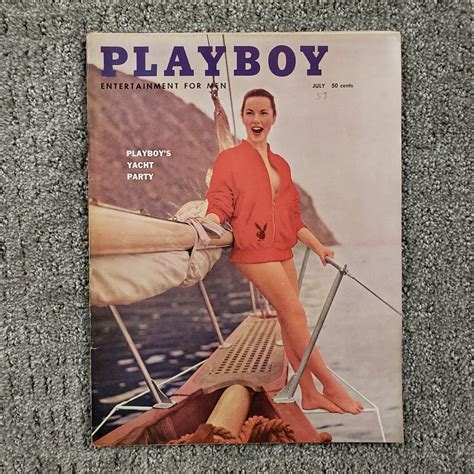 Playboy Magazine July 1957 Centerfold Intact Vintage Historic