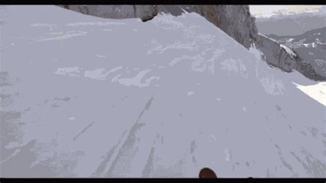 Secret Mountain Passageway GIF - Mountain Snow Ski - Discover & Share GIFs