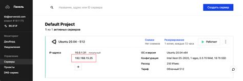 Где посмотреть внешний IP-адрес сервера?