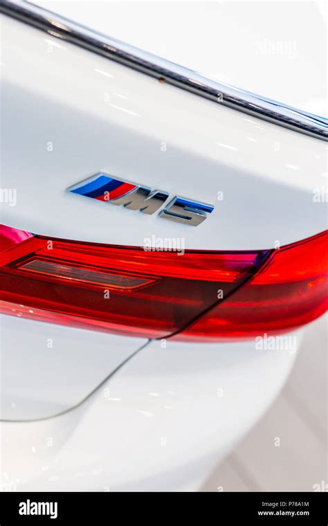 A BMW M5 logo Stock Photo - Alamy