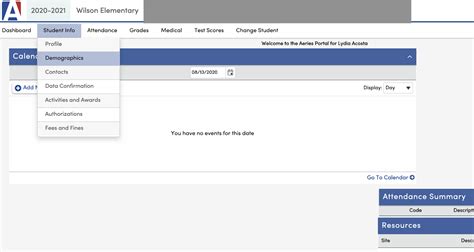Where to Find Student Login Information in Aeries Parent Portal? - San ...