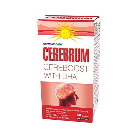 Renew Life Cerebrum Cereboost with DHA 60 softgels - Vitamin King ...