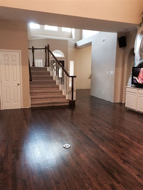White Oak Flooring Dark Stain