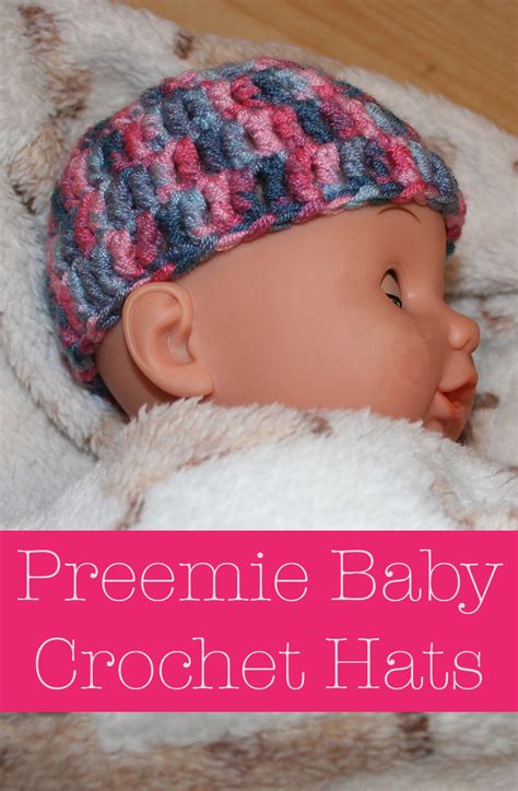 Free Crochet Patterns For Preemie Hats An Adorable Mini Cinched Bow ...