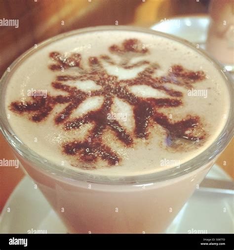 Festive hot chocolate Stock Photo - Alamy