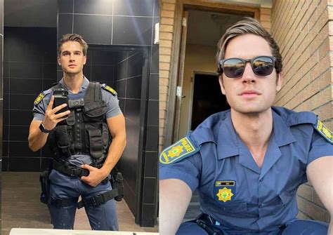 south africas sexiest   trouble  viral uniform selfie