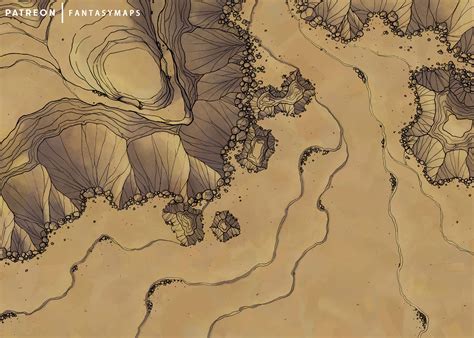 [OC][Art] Desert Canyon : r/DnD