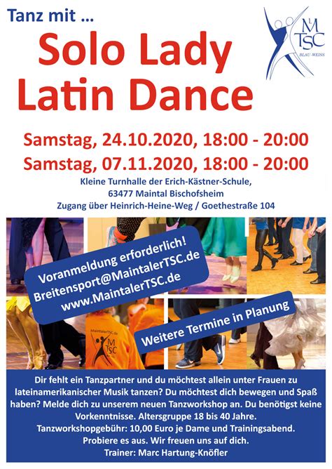 Solo Lady Latin Dance beim 1. MTSC - 1. Maintaler Tanzsportclub e.V