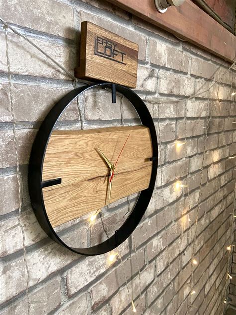 Купить Часы лофт настенные LoftTime-01 | Мебель в Стиле Лофт - EasyLoft